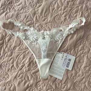La Perla Floral Lace Sheer Panty